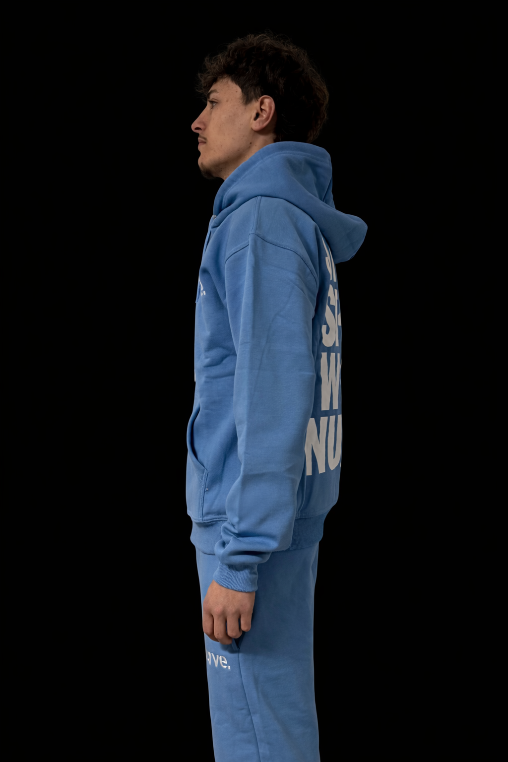 NURVE Zip Hoodie - Light Blue