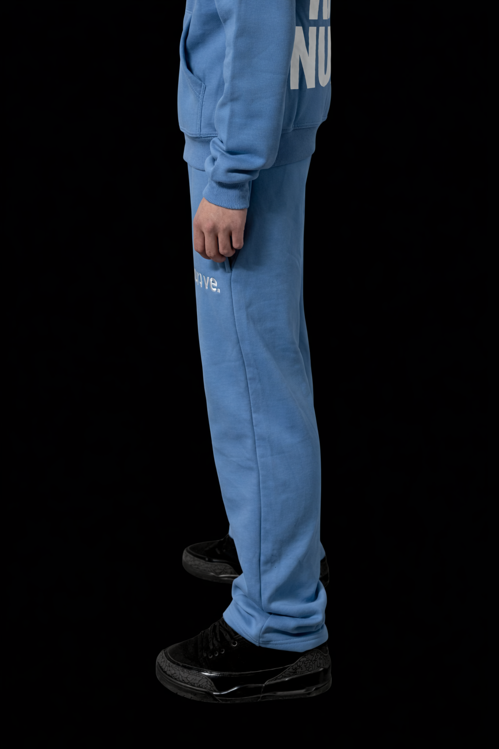NURVE Open Leg Jogger - Light Blue